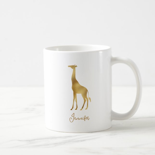 Taza De Café Giraffe asombrosa (Derecha)