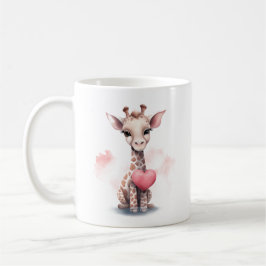 Taza De Café Giraffe con Mug del Corazón