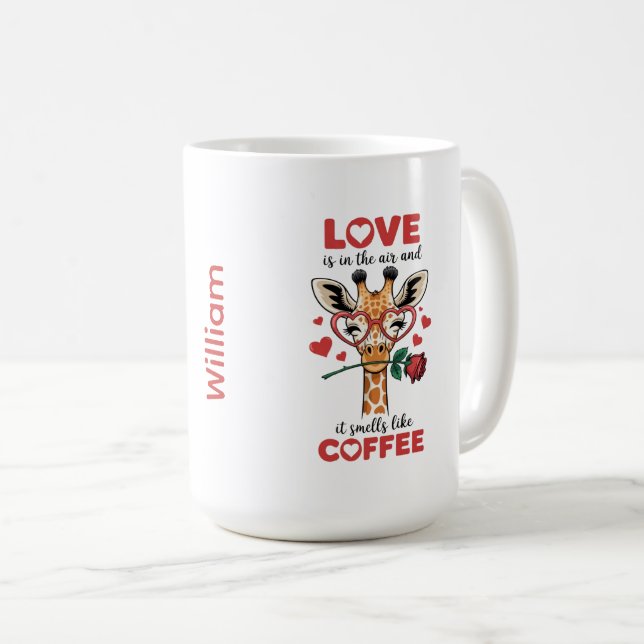 Taza De Café Giraffe Express Your Love Mug (Anverso derecho)
