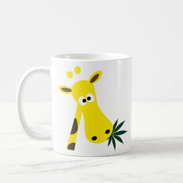 Taza De Café Giraffe lapidada (Izquierda)