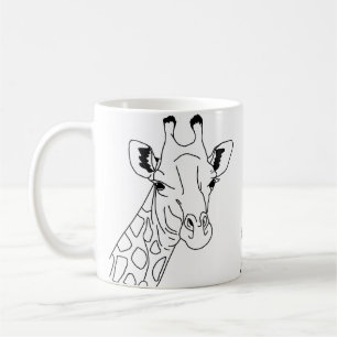 Taza De Café Giraffe minimalista