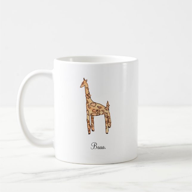 Taza De Café Giraffe Mug personalizado (Izquierda)