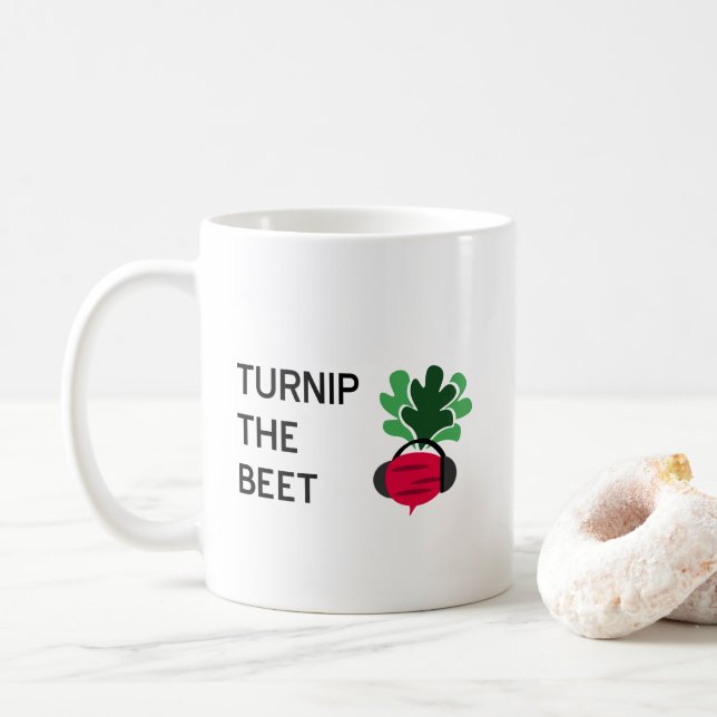 Taza De Café Girar la remolacha (Con donut)