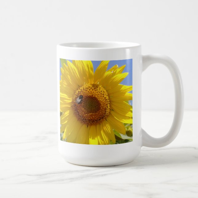 Taza De Café Girasol amarillo (Derecha)