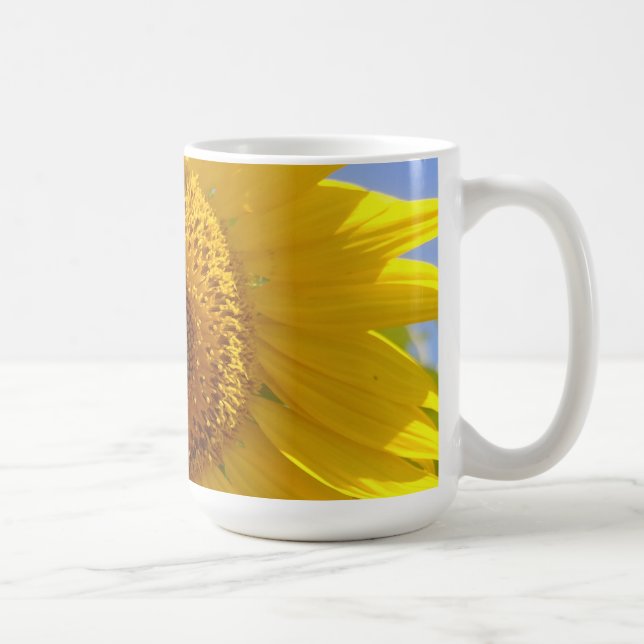 Taza De Café Girasol amarillo (Derecha)