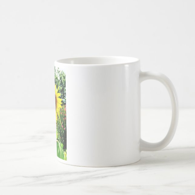 Taza De Café Girasol amarillo grande (Derecha)