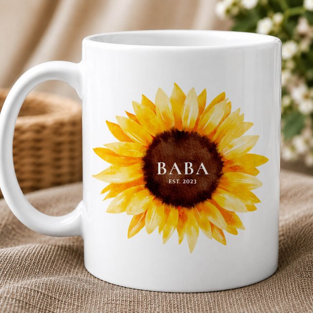 Taza De Café Girasol Baba (Subido por el creador)