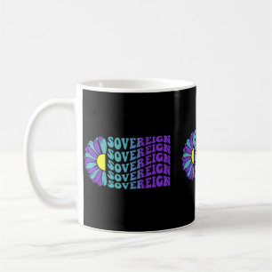 Taza De Café Girasol de Concienciación sobre Prevención del Sui