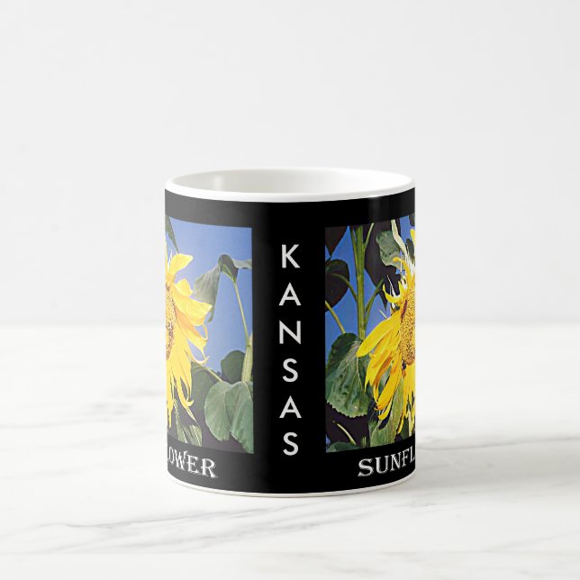 Taza De Café Girasol de Kansas (Centro)