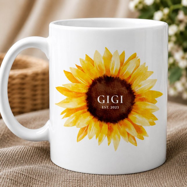 Taza De Café Girasol Gigi (Subido por el creador)