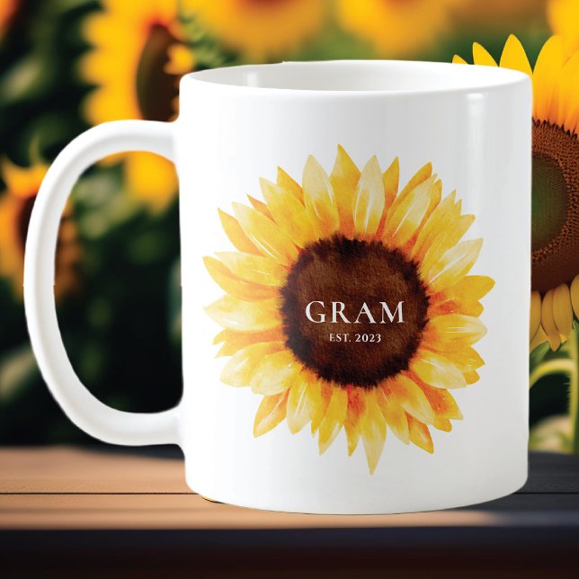 Taza De Café Girasol Gram (Subido por el creador)