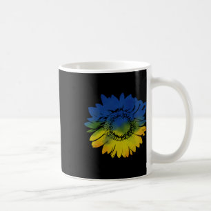 Taza De Café Girasol para los colores de la bandera de Ucrania