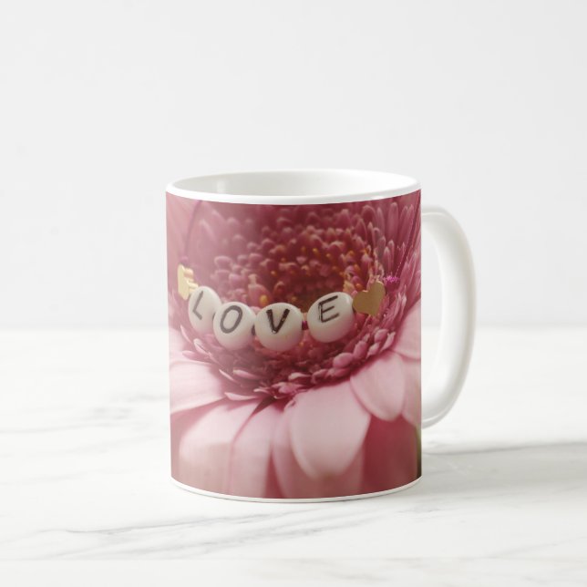 Taza De Café Girasol romántico (Anverso derecho)