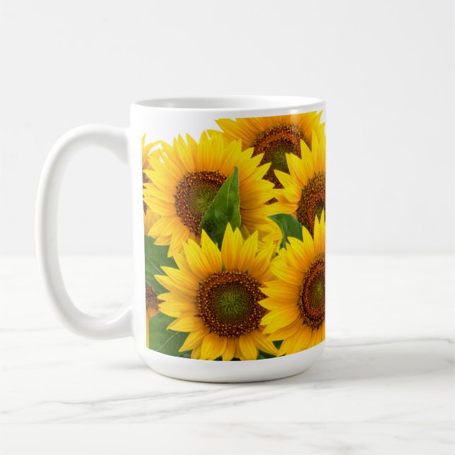 Taza De Café Girasoles (Izquierda)