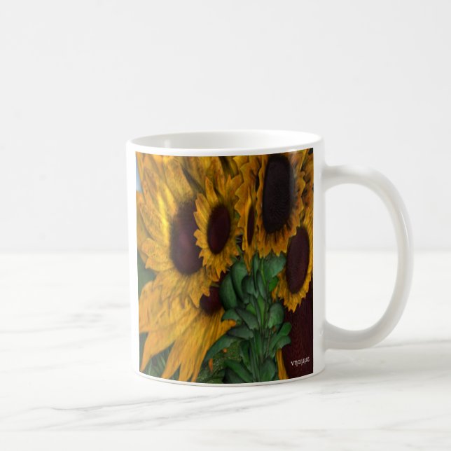 Taza De Café Girasoles (Derecha)