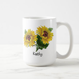 Taza De Café Girasoles