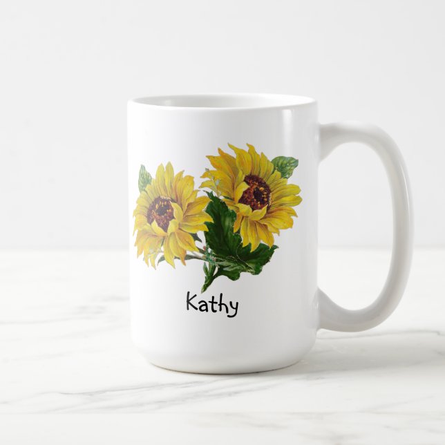 Taza De Café Girasoles (Derecha)