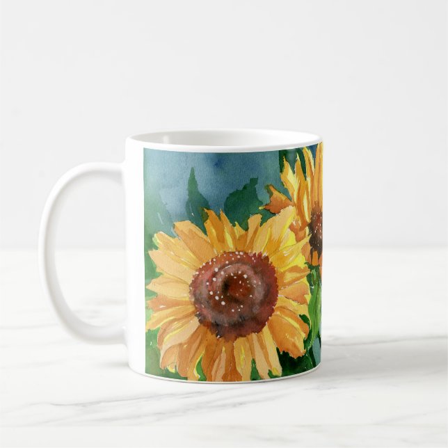 Taza De Café Girasoles (Izquierda)
