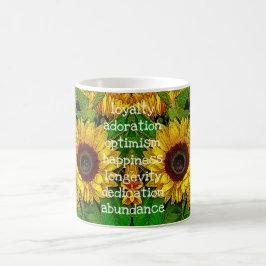 Taza De Café girasoles - barro