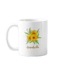 Girasoles Boho con regalo de nombre 