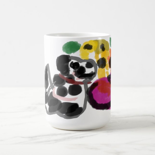 Taza De Café girasoles dálmatas (Centro)
