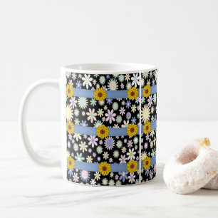 Taza De Café girasoles de barro