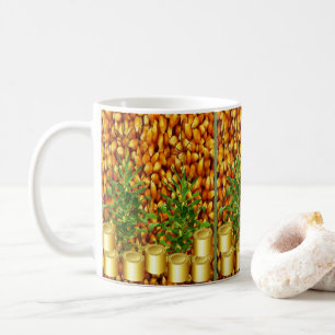 Taza De Café girasoles de barro