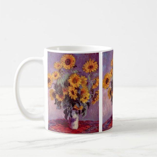 Taza De Café Girasoles de Claude Monet (Izquierda)