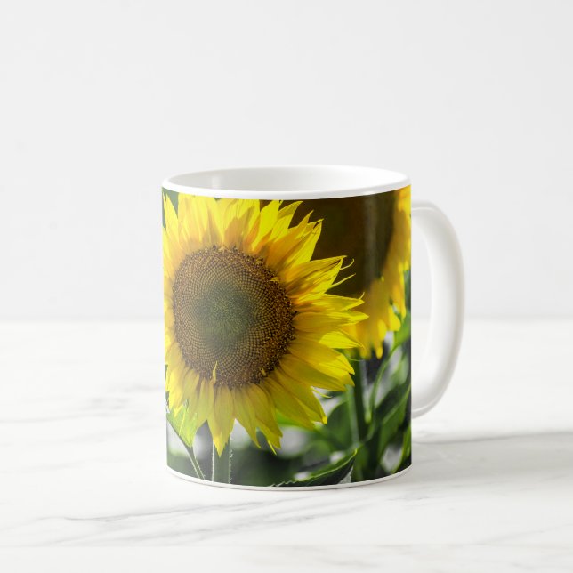 Taza de café - Girasoles en flor (Anverso derecho)