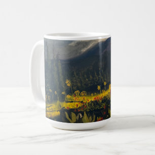 Taza De Café Girasoles en las montañas, por Gary Poling
