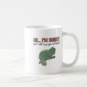Taza De Café ¿Giré mis ojos en voz alta - divertida cita de cam