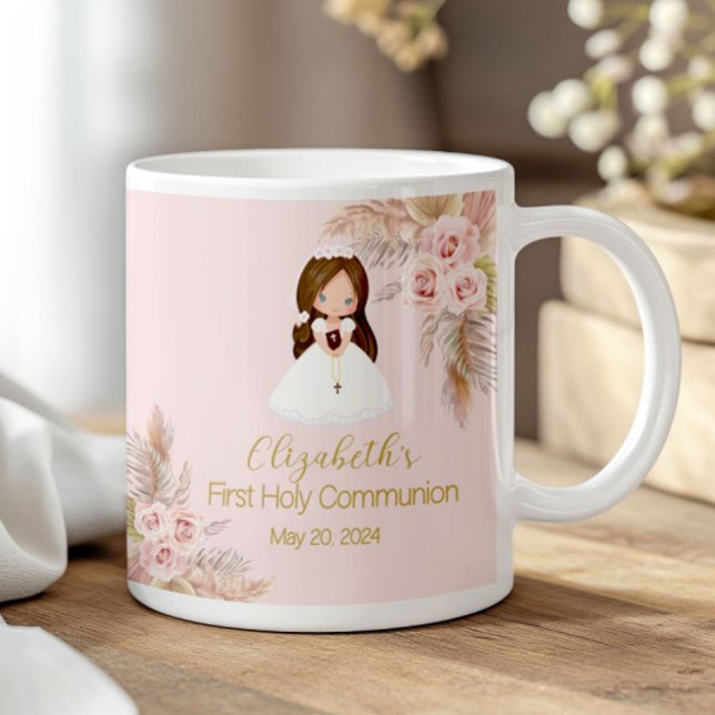Taza De Café Girl First Holy Communion Ceramic Mug 11 oz (Subido por el creador)