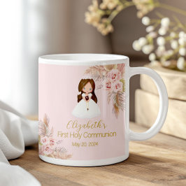 Taza De Café Girl First Holy Communion Ceramic Mug 11 oz