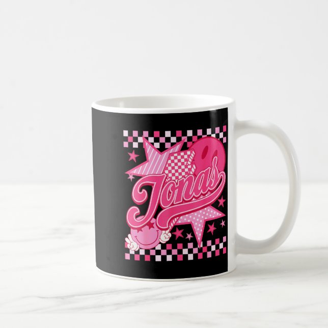 Taza De Café Girl Retro Jonas Groovy Flower First Name D 80's  (Derecha)
