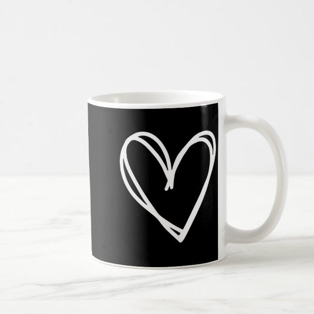 Taza De Café Girls Heart For Women Valentines Day Graphic  (Derecha)