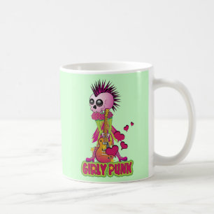 Taza De Café Girly Punk Rocker
