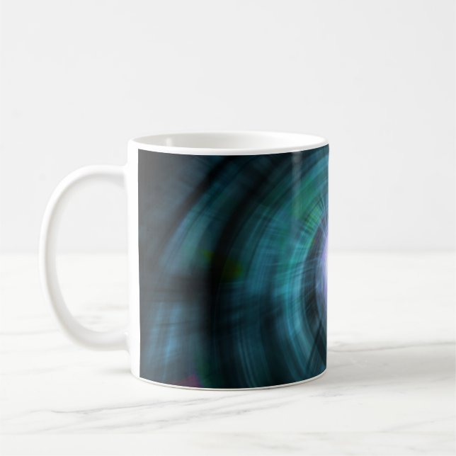 Taza De Café Giro cósmico azul (Izquierda)