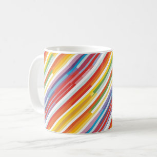 Taza De Café Giro de banda arco iris