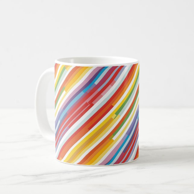 Taza De Café Giro de banda arco iris (Anverso izquierdo)