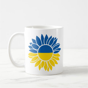 Taza De Café Giro de bandera de Ucrania