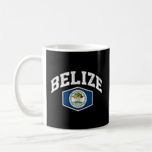 Taza De Café Giro de la bandera de Belice
