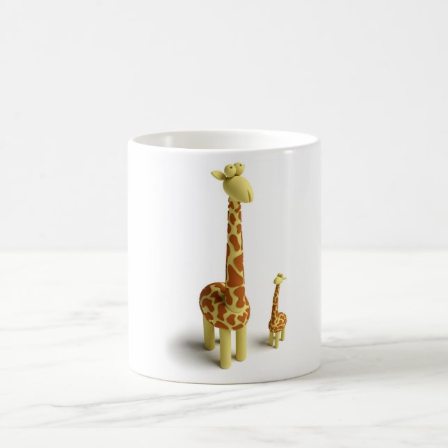 Taza De Café Girrafe y jirafa del bebé (Centro)