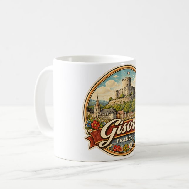 Taza De Café Gisors Francia (Anverso izquierdo)