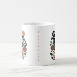 Taza De Café Give Thanks - Personalized Christian