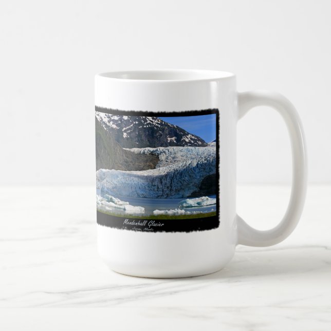 Taza De Café Glaciar de Mendenhall/recuerdo de Alaska (Derecha)
