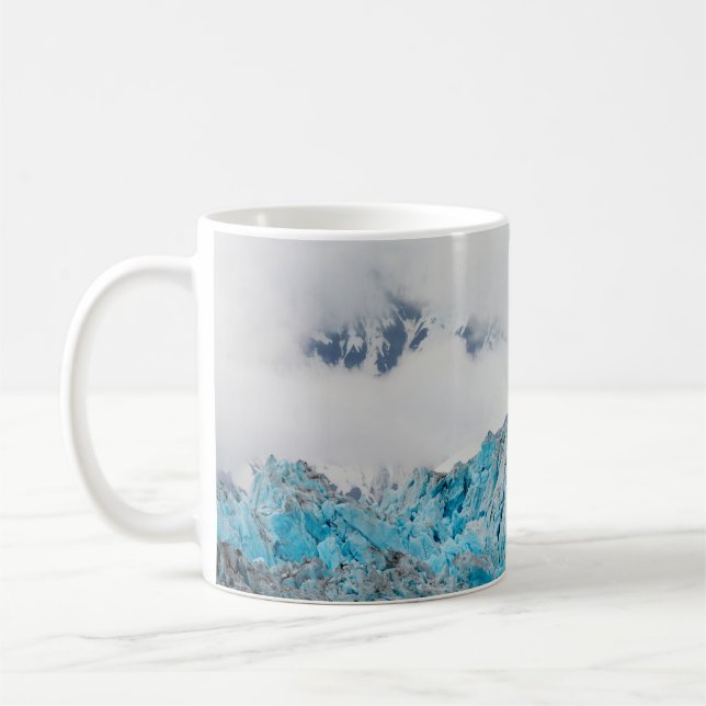 Taza De Café Glaciar Hubbard de un barco en Alaska (Izquierda)