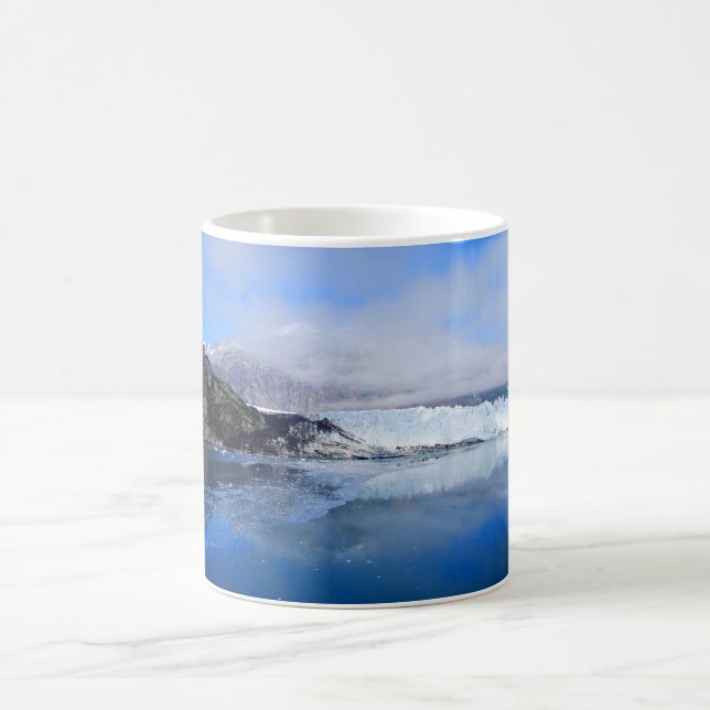 Taza De Café Glaciar Margerie, Glacier Bay Alaska Mug (Centro)