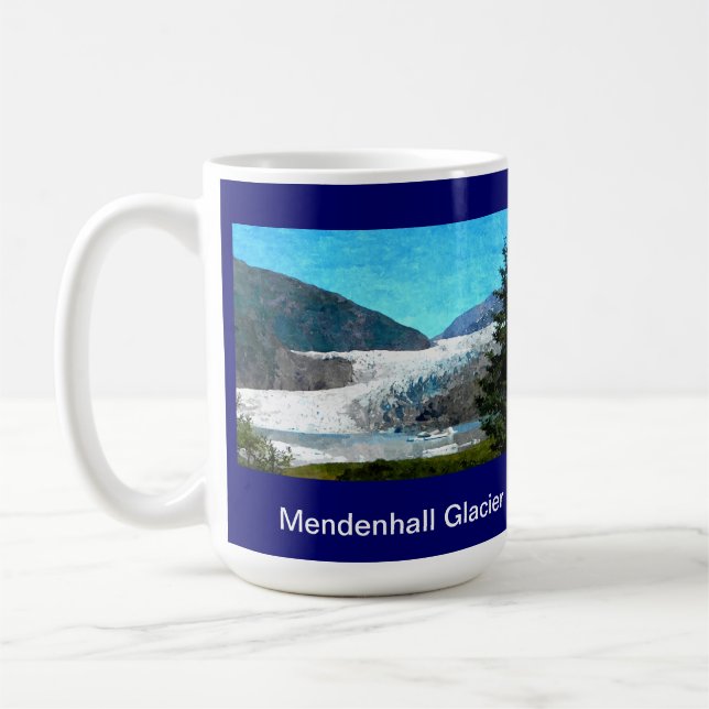Taza De Café Glaciar Mendenhall (Izquierda)