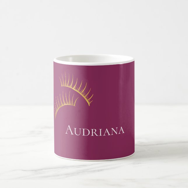 Taza De Café Glam Eyelashes de oro rosado Girona (Centro)
