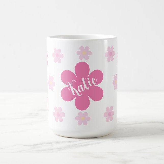 Taza De Café  Glam- Flor de Rosa- (Centro)